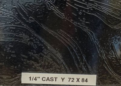 Cast Glass decorative glass pattern
